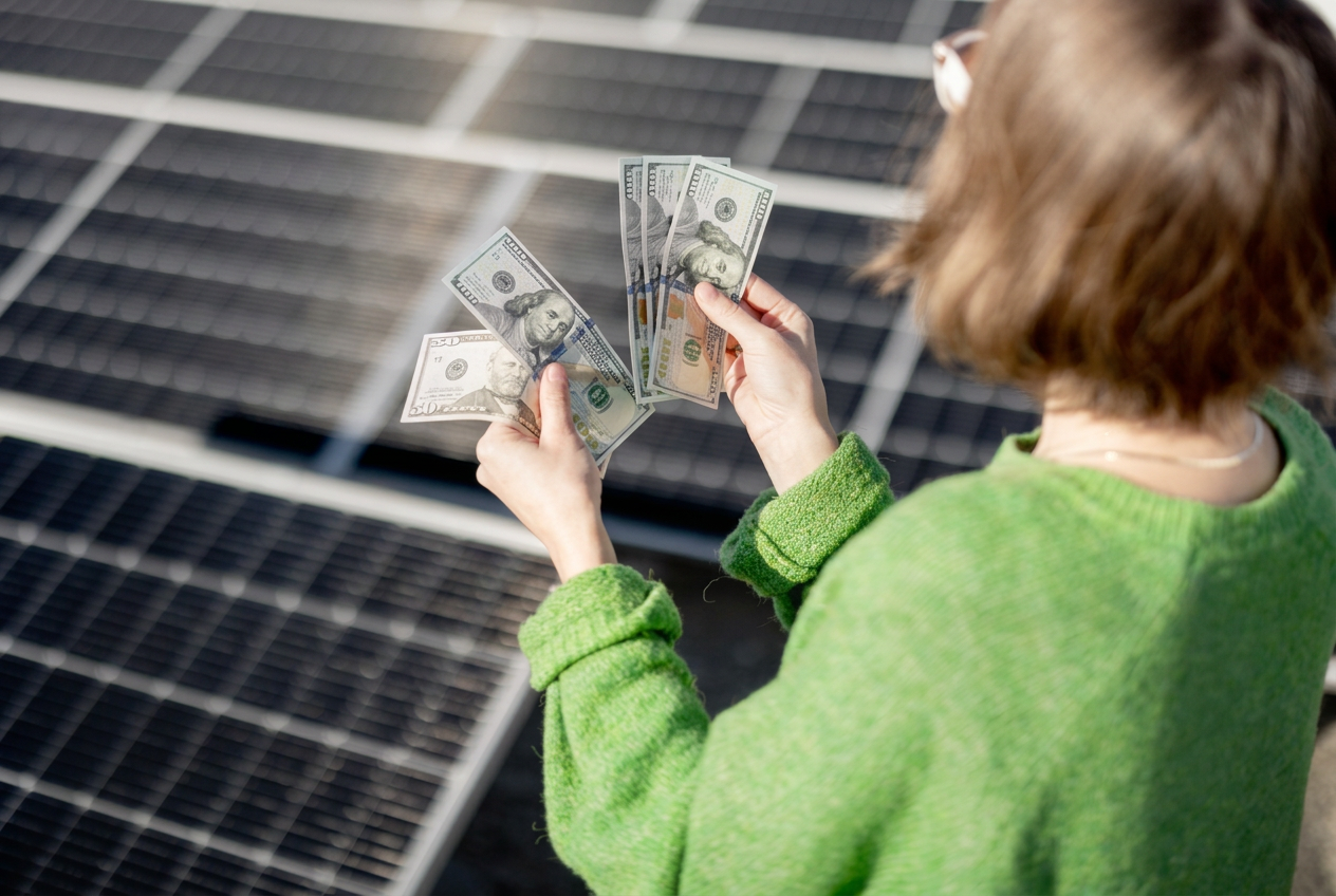 Long term revenue generation from a solar lease